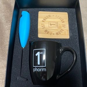 Coffee mug+ frother kit